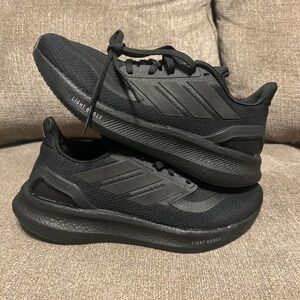 Adidas Men's Black Light Boost Sneakers